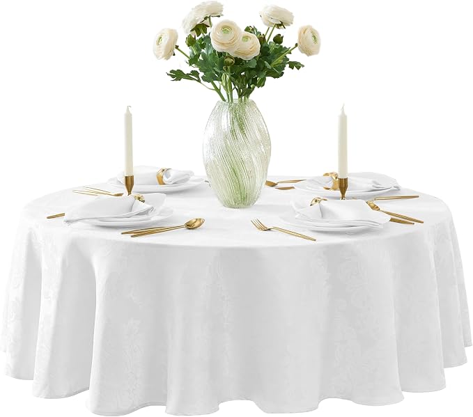Newbridge Barcelona Luxury Damask Fabric Napkins, 100% Polyester, No Iron - Image 8