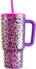 Meoky 30 oz Tumbler with Handle, Tumbler with Lid and Straw, Insulated by MEOKY