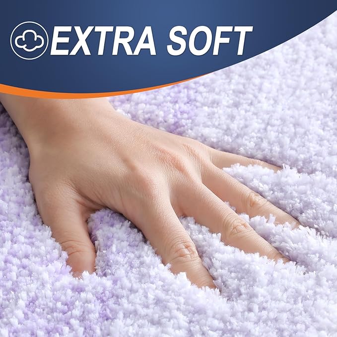 OLANLY Bathroom Runner Rugs Mat 70x24, Extra Soft Absorbent Microfiber Bath Rug - Image 3