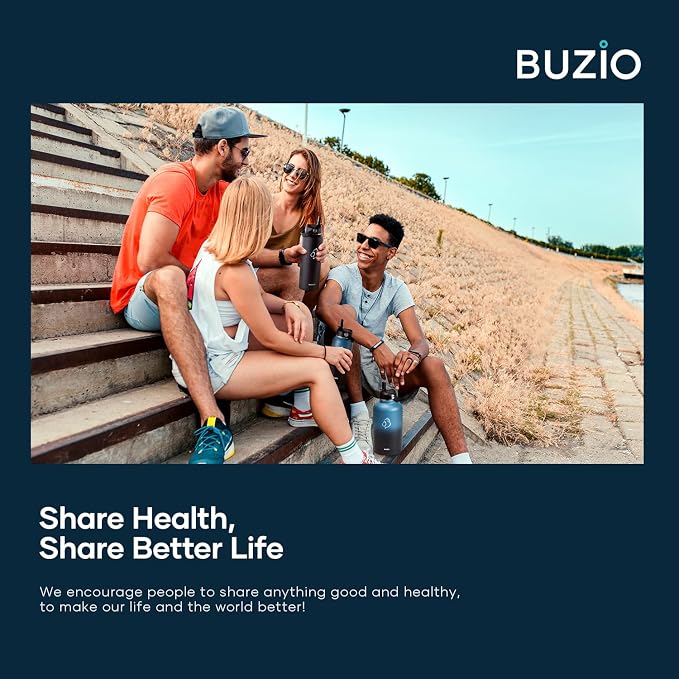 BUZIO 64 oz Insulated Stainless Steel Water Bottle - Image 9