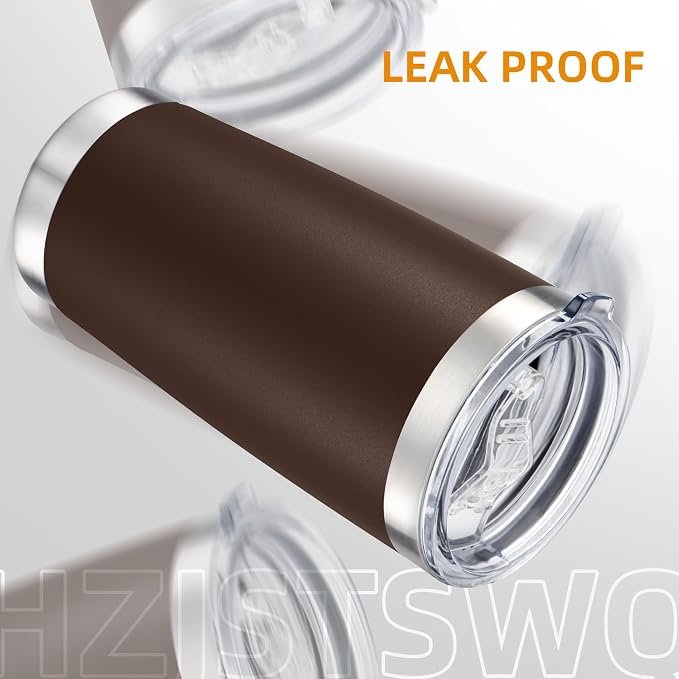 20oz Tumbler Bulk with Lid Stainless Steel Tumblers, 12 Pack | Leak Proof Lid - Image 4