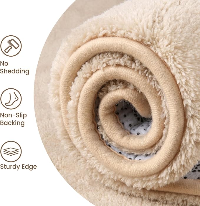 Sour Lemon 10x14 Area Rugs for Living Room, Soft Large Area Rug Fluffy Rugs for - Image 3