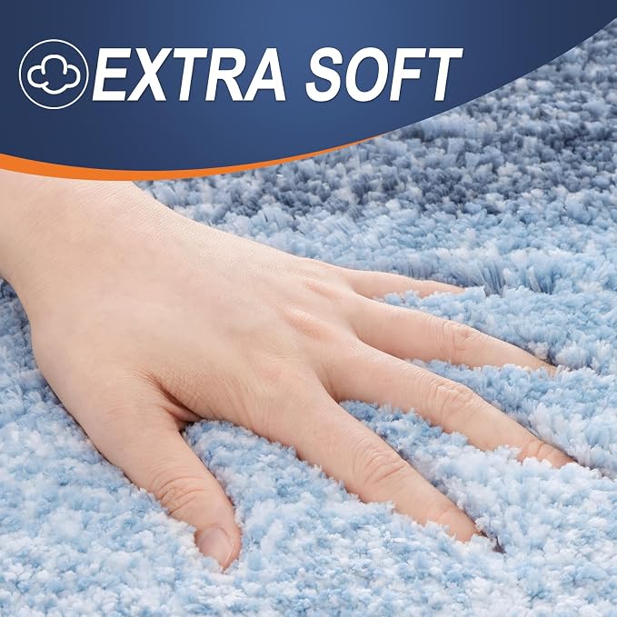 OLANLY Large Bathroom Rugs Mat 44x32, Extra Soft Absorbent Microfiber Bath Rugs - Image 2