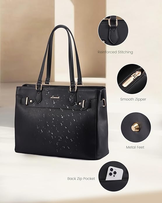 LOVEVOOK Laptop Tote Bag for Women Work, Teacher Tote Bag - Image 6