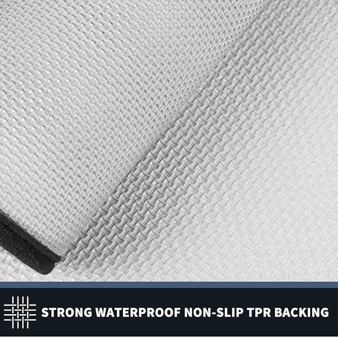 PURRUGS Dirt Trapping Door Mat 20" x 32", Non-Slip Machine Washable Entryway Rug - Image 4