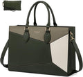 LOVEVOOK Laptop Bag for Women, 15.6 lnch Waterproof Lightweight Leather Tote Bag by LOVEVOOK