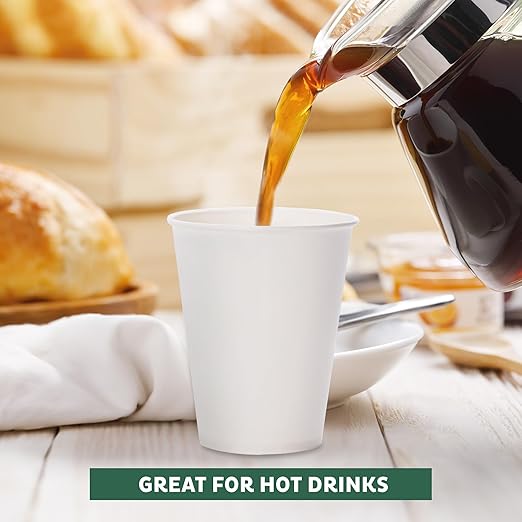 Freshware Coffee Cups 12 oz Disposable Paper Cups - Image 4