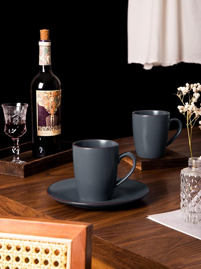 famiware Venus Coffee Mugs Set of 6, 13 oz Ceramic Stoneware Mug Cup Set | - Image 7