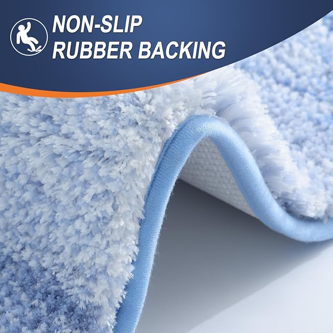 OLANLY Large Bathroom Rugs Mat 50x30, Extra Soft Absorbent Microfiber Bath Rugs - Image 5