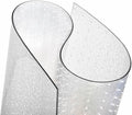 Clear Carpet Runner, USA Made, 44 x 44 Inch, 2mm Thick Cleated Vinyl, Carpet by ExactMade