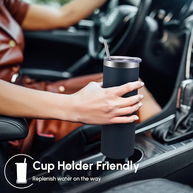 Volhoply 4 Pack Skinny Tumblers - Image 4