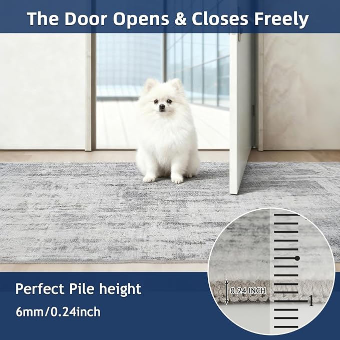 Washable Runners for Hallway 2x6 Runner Rug, Ultra-Thin Kitchen Runner Rugs - Image 5