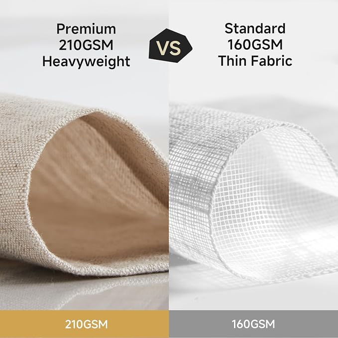 100% French Linen Table Runner 90", 210GSM Heavyweight Artisanry, Crease-Free - Image 7