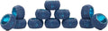 Navy Napkin Rings, Handmade Beaded Napkin Rings Set of 12, Beaded Napkin Holders by Lightnpro