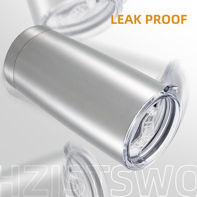 20oz Tumbler Bulk with Lid Stainless Steel Tumblers, 12 Pack | Leak Proof Lid - Image 4
