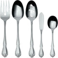 Oneida True Rose 5 Piece Everyday Flatware Serving Set by Oneida