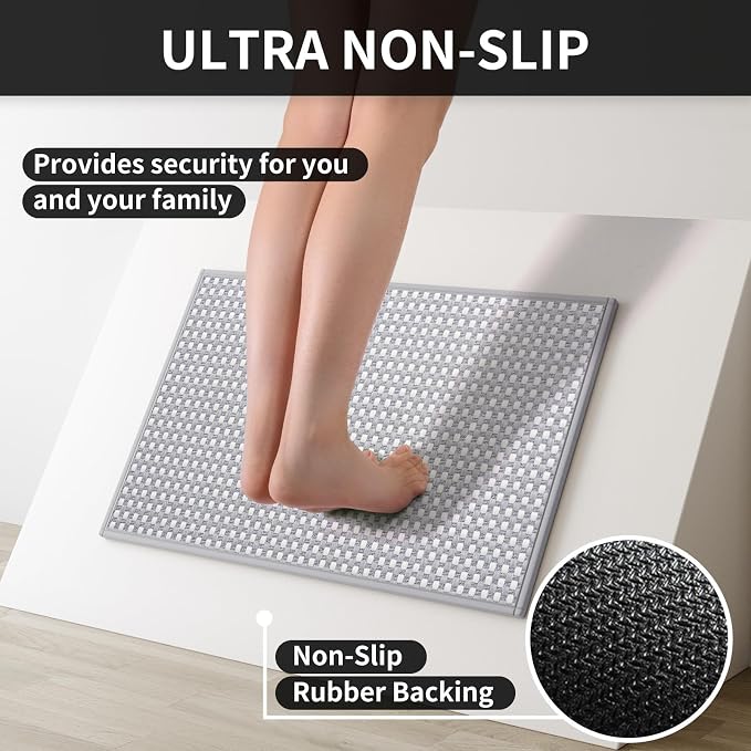 YDKGL Kitchen Mat Kitchen Rugs Sets of 2 PCS Non Slip Washable, Super Absorbent - Image 5