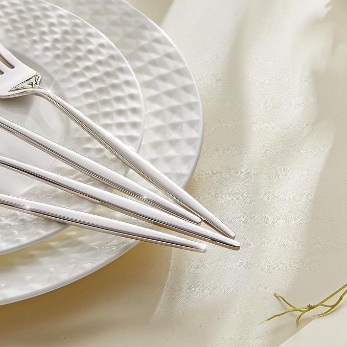 24-Piece Teaspoon Set, 18/10 Stainless Steel Dessert Spoons | Mirror Polished - Image 4