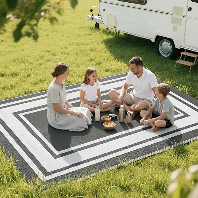 RURALITY Outdoor Rugs 6x9 Waterproof - Image 7