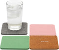 Graf Lantz - Bierfilzl Merino Wool Square Coasters Set of 4 - Chic - Absorbs by GrafLantz