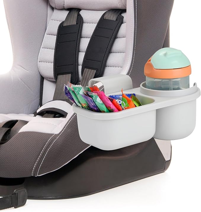 Accmor Child Cup Holder Snack Tray for Convertible Car Seats, Universal Child Cup Holder Compatible with Most Baby Car Seat Models