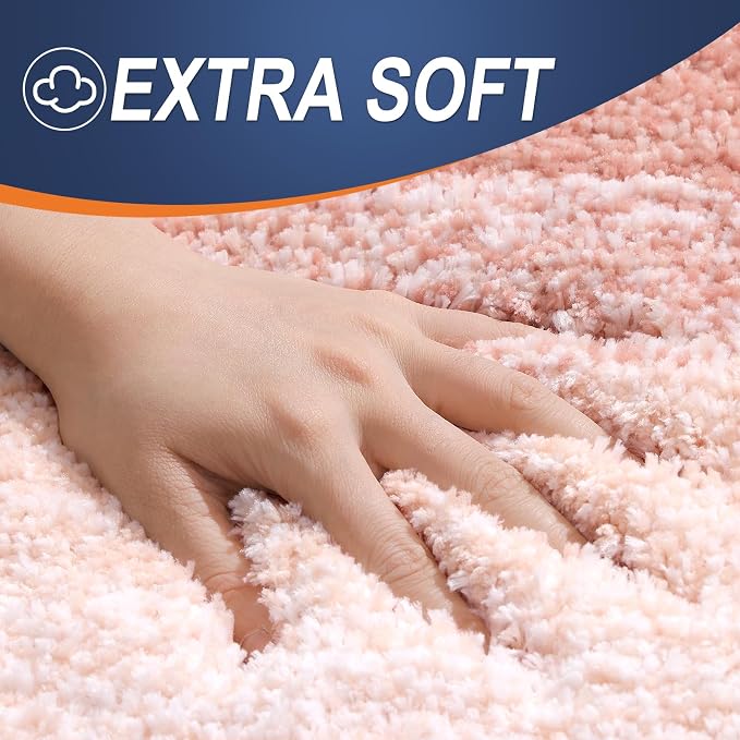 OLANLY Bathroom Runner Rugs Mat 47x20, Extra Soft Absorbent Microfiber Bath Rugs - Image 3