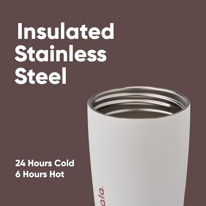 Owala SmoothSip Slider Insulated Stainless Steel Coffee's Tumbler, Reusable - Image 4