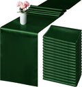ANECO 4 Pack Satin Table Runner 12 x 108Inch Long Bright Silk and Smooth Fabric by Aneco
