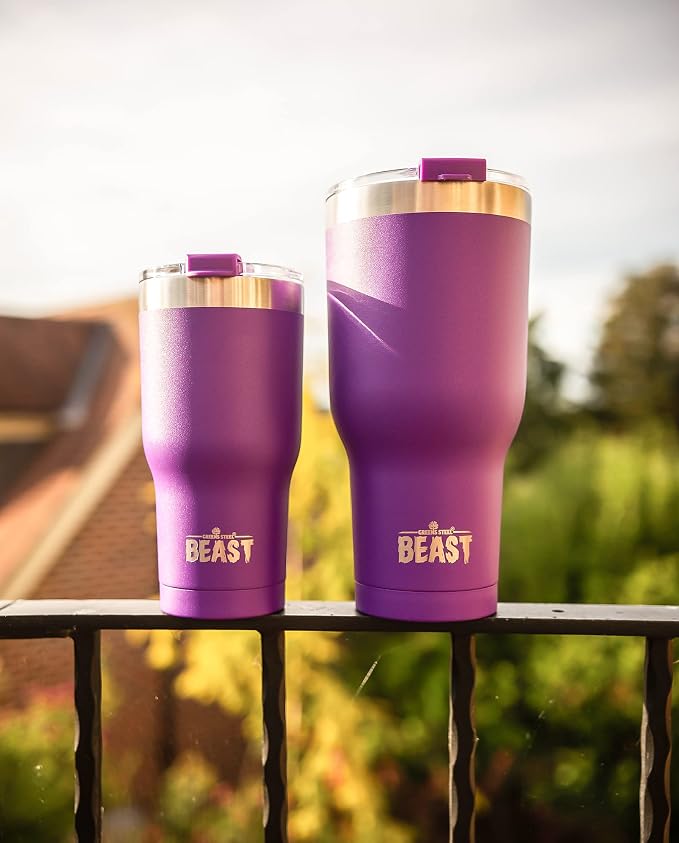 Beast 20 oz Tumbler Stainless Steel Vacuum Insulated Coffee Ice Cup Double Wall - Image 4