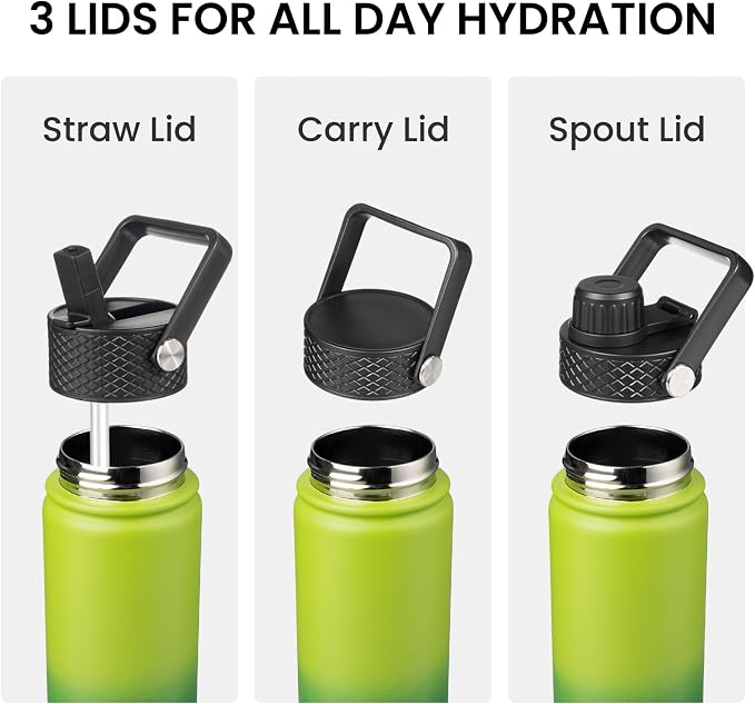 Konokyo 18 oz Insulated Stainless Steel Water Bottle - Image 4