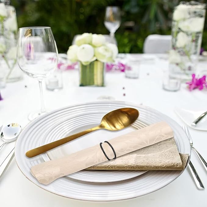 Black Napkin Rings - Image 6