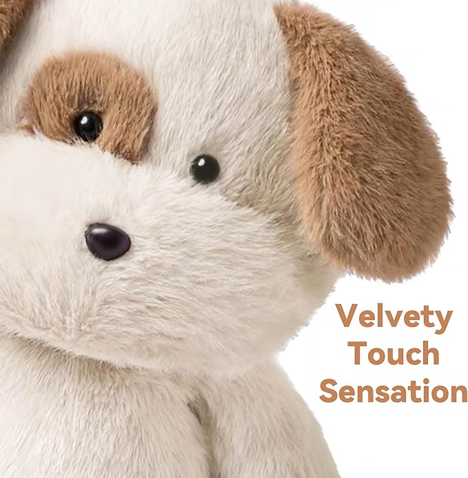 iPlay, iLearn Dog Stuffed Animal, Soft Plush Baby Toy, Infant 18" Big Cute Fluffy Puppy Toy, Ultra Soft Nursery Bedtime Huggable Birthday Gifts for Toddlers Girls Boys Kids Age 0 and up