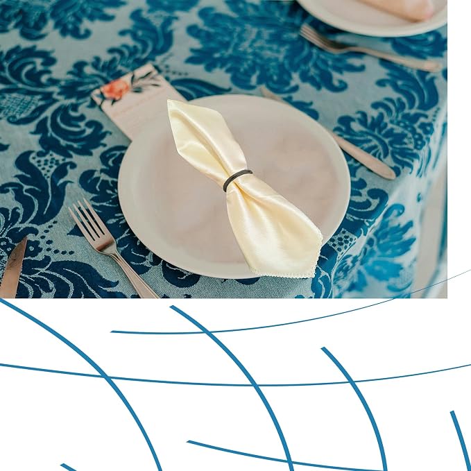 10 Pcs Black Napkin Rings - Image 5