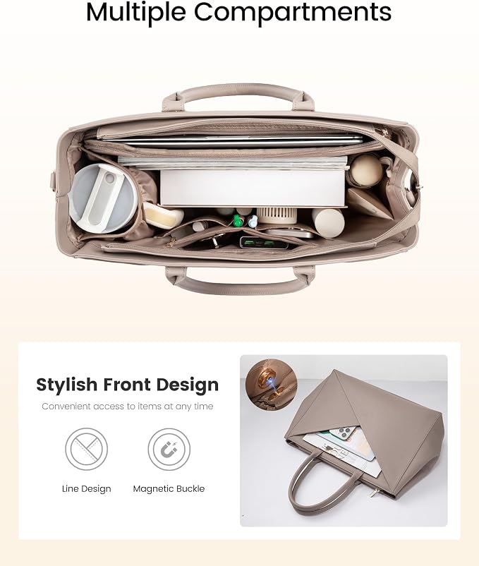 LOVEVOOK Laptop Work Tote Bag for Women - Image 5