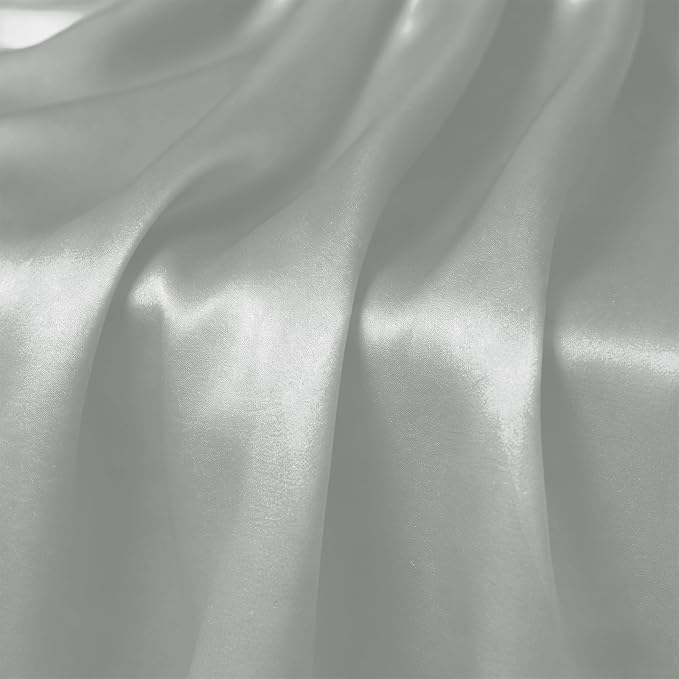 2 Pack Grey Satin Table Runner 12 x 108 Inch | Ruffle Design, Luxurious Dining - Image 6