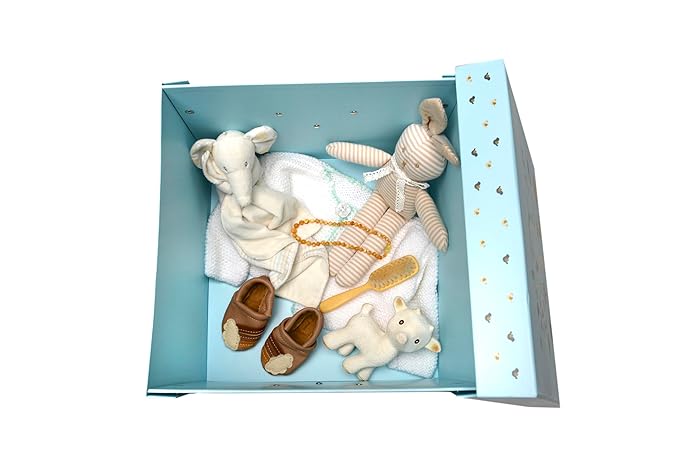 GroWings Baby Keepsake Box - Large Memory Storage for Newborns, Suitable for Boys and Girls, Strong, Durable, and Collapsible Gifts