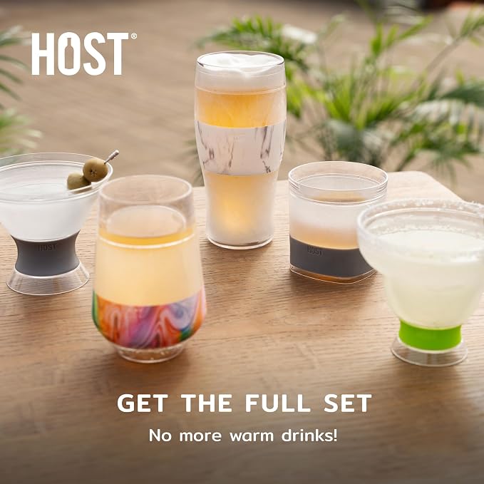 Host FREEZE Beer Glasses, Frozen Beer Mugs, Freezable Pint Glass Set, Insulated - Image 7