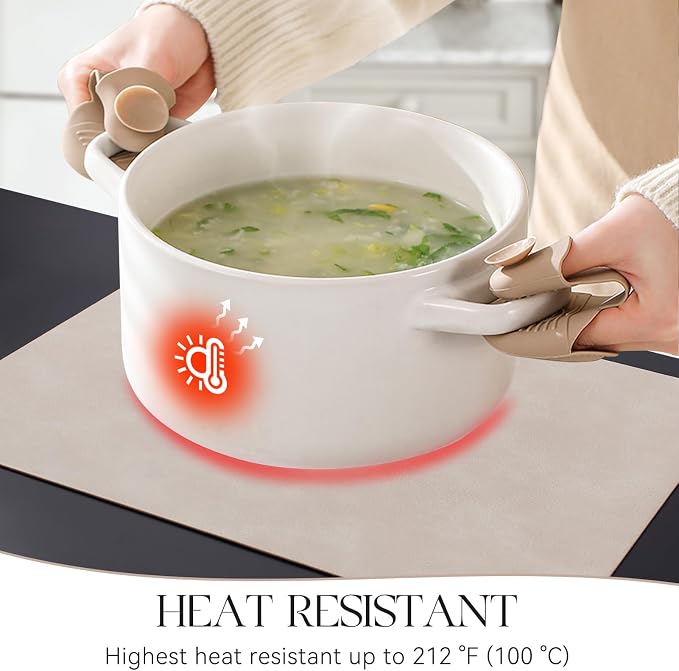 MOSAYT Vinyl Placemats Set of 6-12 X 17 Inch - Image 3