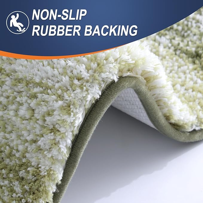 OLANLY Bathroom Runner Rugs Mat 59x20, Extra Soft Absorbent Microfiber Bath Rugs - Image 5
