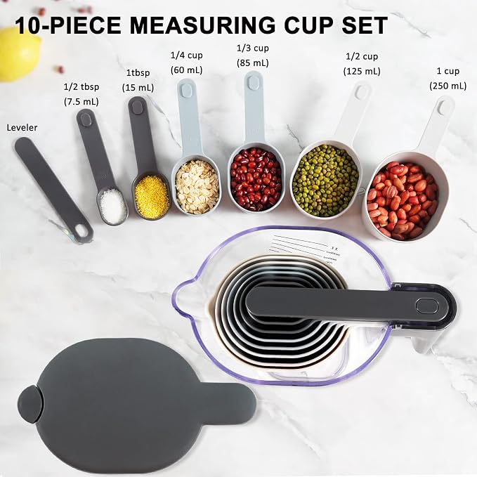 19-Piece Magnetic Measuring Cups and Spoons Set - Image 7