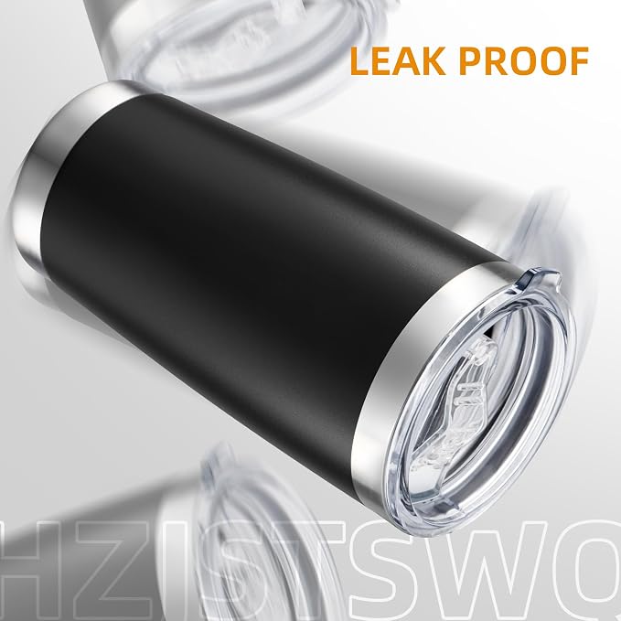 20oz Tumbler Bulk with Lid Stainless Steel Tumblers, 6 Pack | Leak Proof Lid - Image 4