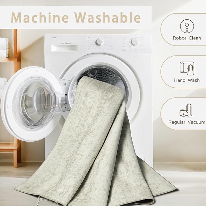 Srugn Washable Rugs 9x12 Area Rugs - Image 5