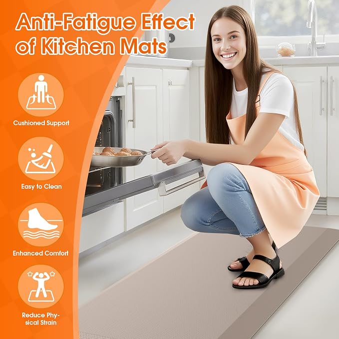 4/5 Inch Thicker Kitchen Mat, Cushioned Thick Floor Comfort Mat, - Image 6