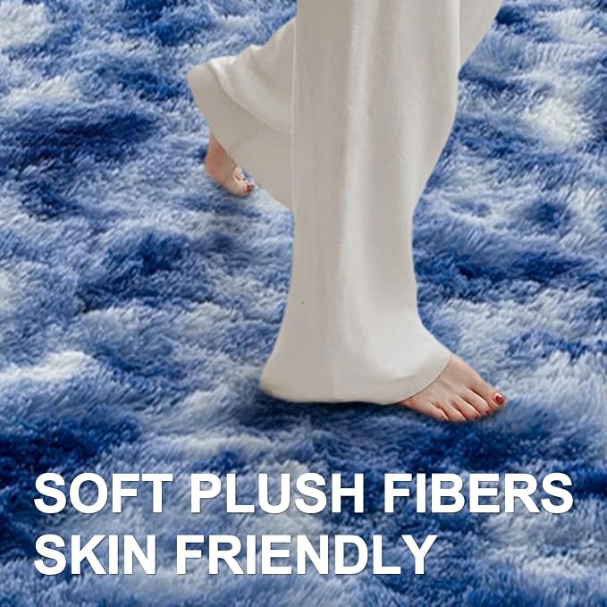 8x10 Ft Extra Large Shag Rugs for Living Room, Ultra Soft Fluffy Furry Area - Image 4