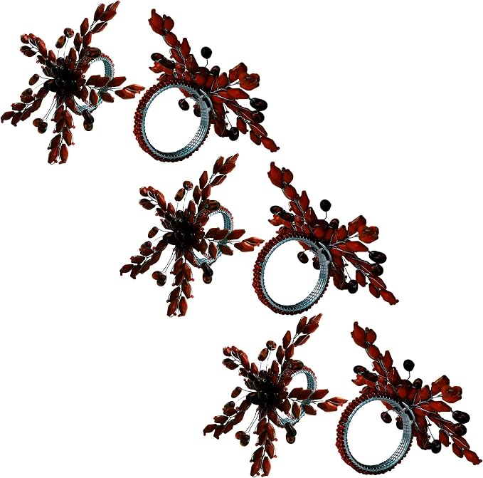 ITOS365 Napkin Rings Set of 12 for Dining Table Decoration Parties Everyday - Image 3