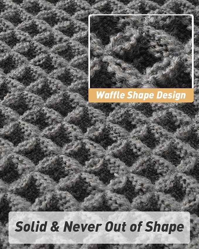 Upgraded Waffle Runner Rug, Super Absorbent Non Slip Bath Mats - Image 4