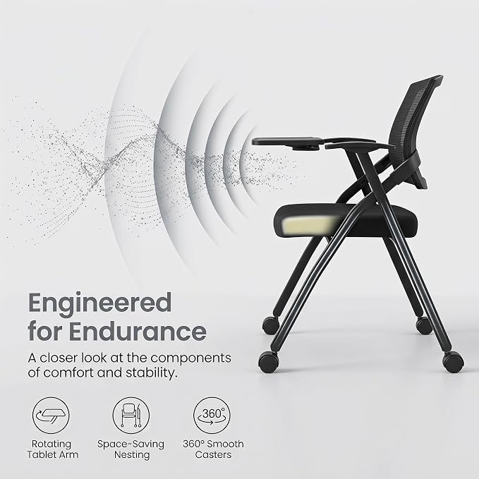 10 Pack Folding Office Chair - Image 8