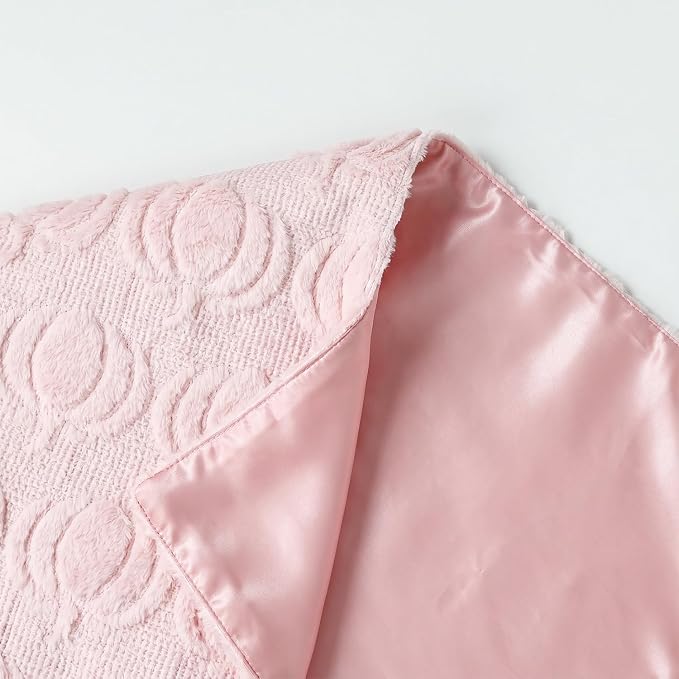 Artoid Mode Pink Soft Faux Fur Pumpkins Fall Table Runner 13x36 Inch | Seasonal - Image 5