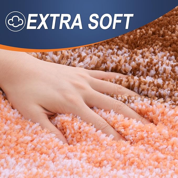 OLANLY Large Bathroom Rugs Mat 54x24, Extra Soft Absorbent Microfiber Bath Rugs - Image 2