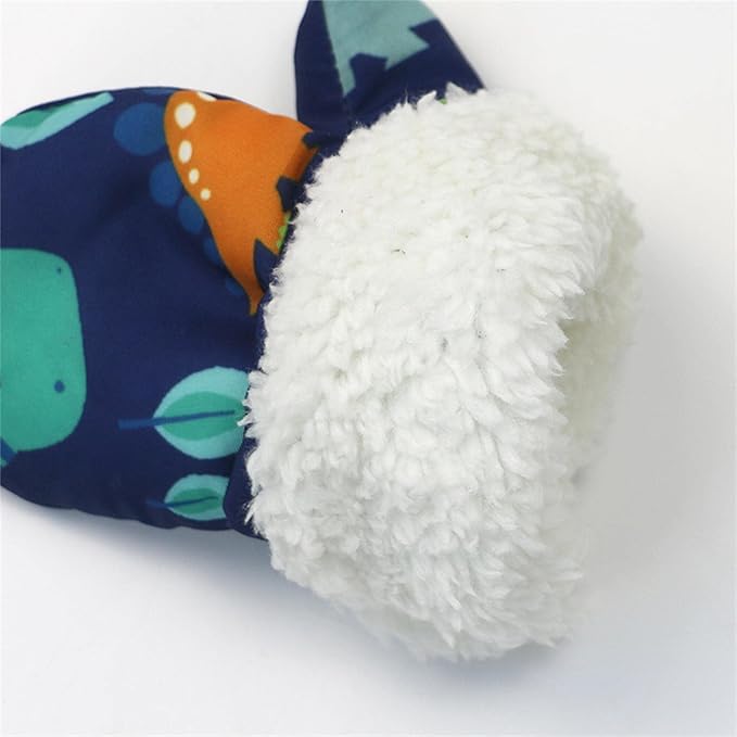 Toddler Gloves Kids Mittens Winter Warm Lined Fleece Gloves Waterproof Snow Baby Mitten for Boys Girls